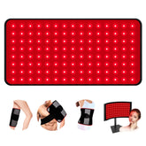 ZonGym red light therapy panel close-up highlighting dual wavelengths for skin care and muscle comfort.