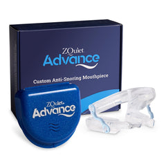 ZQuiet Advance mouthpiece front view shows compact design for quiet nights