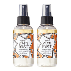 Zum Indigo Wild Mist bottle releasing amber scent for a refreshing room experience