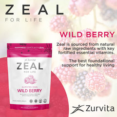 Zurvita Zeal for Life scoop with cold water ready mix.