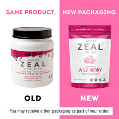 Zurvita Zeal for Life wild berry glass-mixer ready to blend.