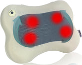 Zyllion ZMA-13 back and neck massager in cream for targeted relief
