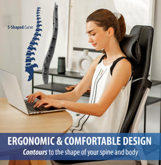 Zyllion ZMA33 neck massage area targeting upper spine