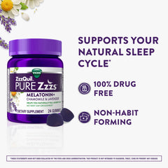 Gomitas ZzzQuil PURE Zzzs sin gelatina para dormir
