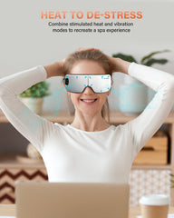 ZZR SEVEN eye massager foldable design supports portable relaxation.