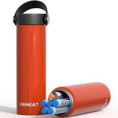 1-WHEAT insulin cooler travel case interior shows space for several pens