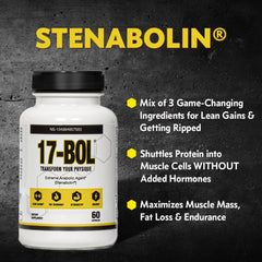 Capsules close-up of 17-BOL Avry Labs Extreme Anabolic showing compact vegan formula