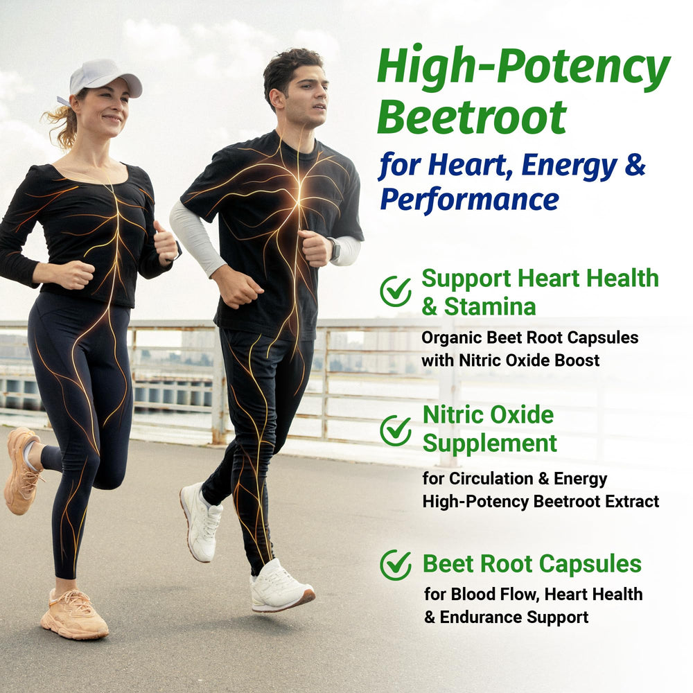 Closeup of 1 Body Beet Vital capsules prepared for daily use