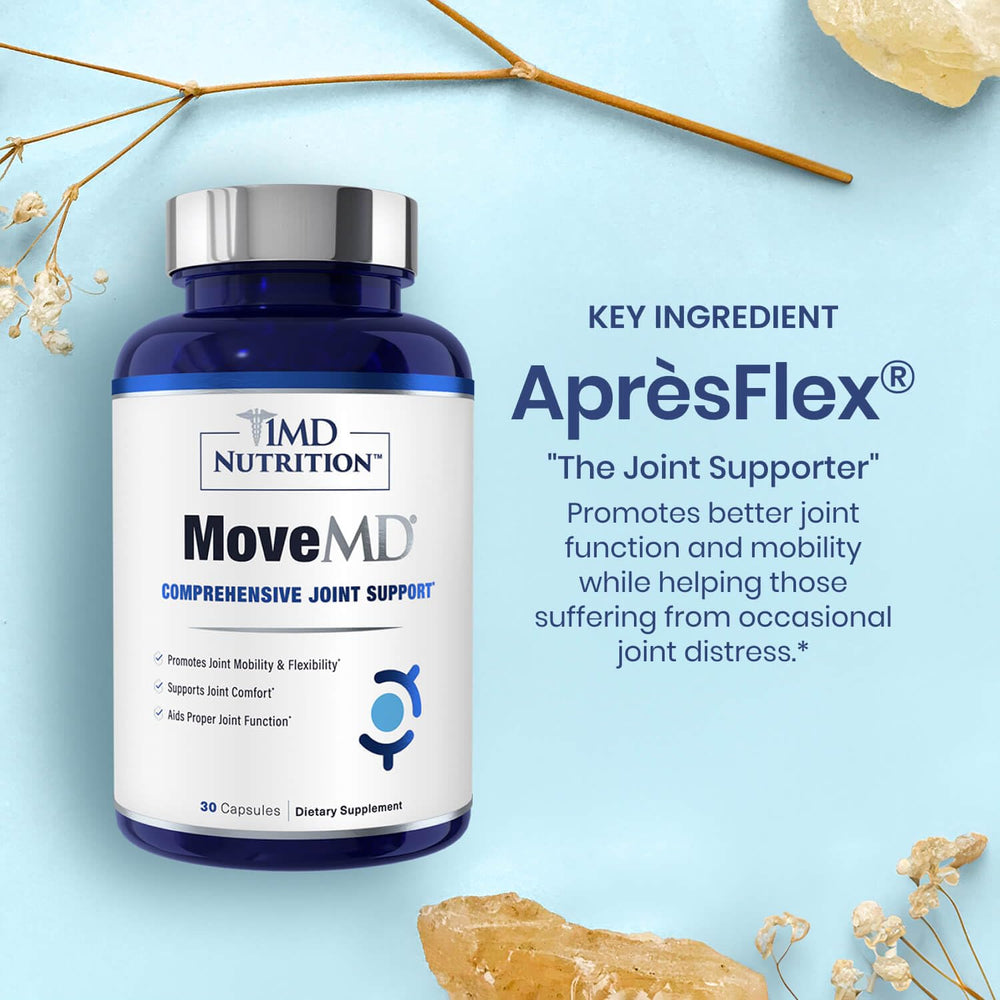 MoveMD being poured, illustrating easy daily dosing