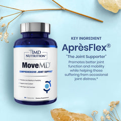 MoveMD being poured, illustrating easy daily dosing