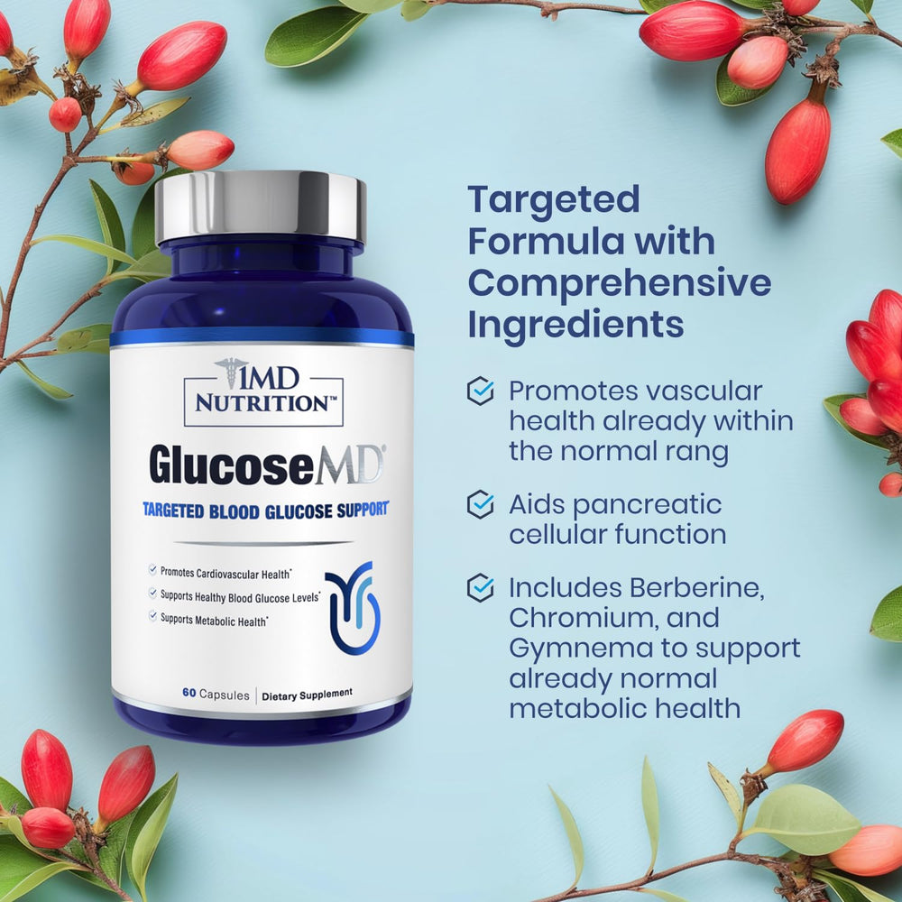 1MD Nutrition Chromium-Berberine-Neem label – highlights metabolic wellness ingredients