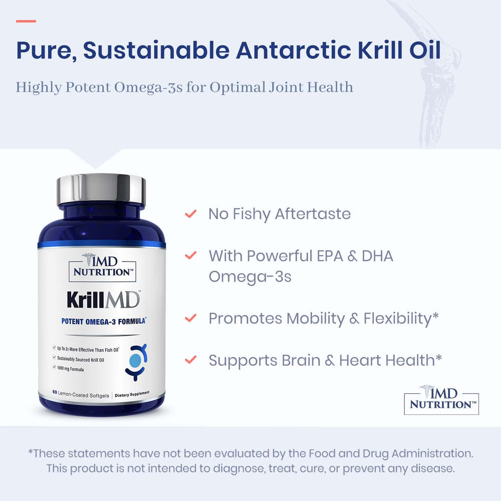 1MD KrillMD back label shows EPA and DHA per serving