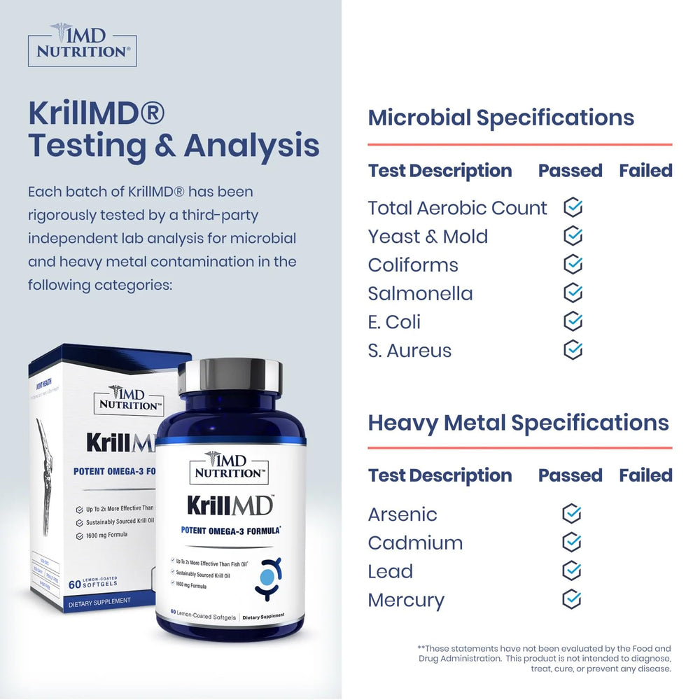1MD KrillMD front label close-up highlighting astaxanthin content