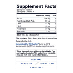 1MD KrillMD softgels close-up for easy daily use