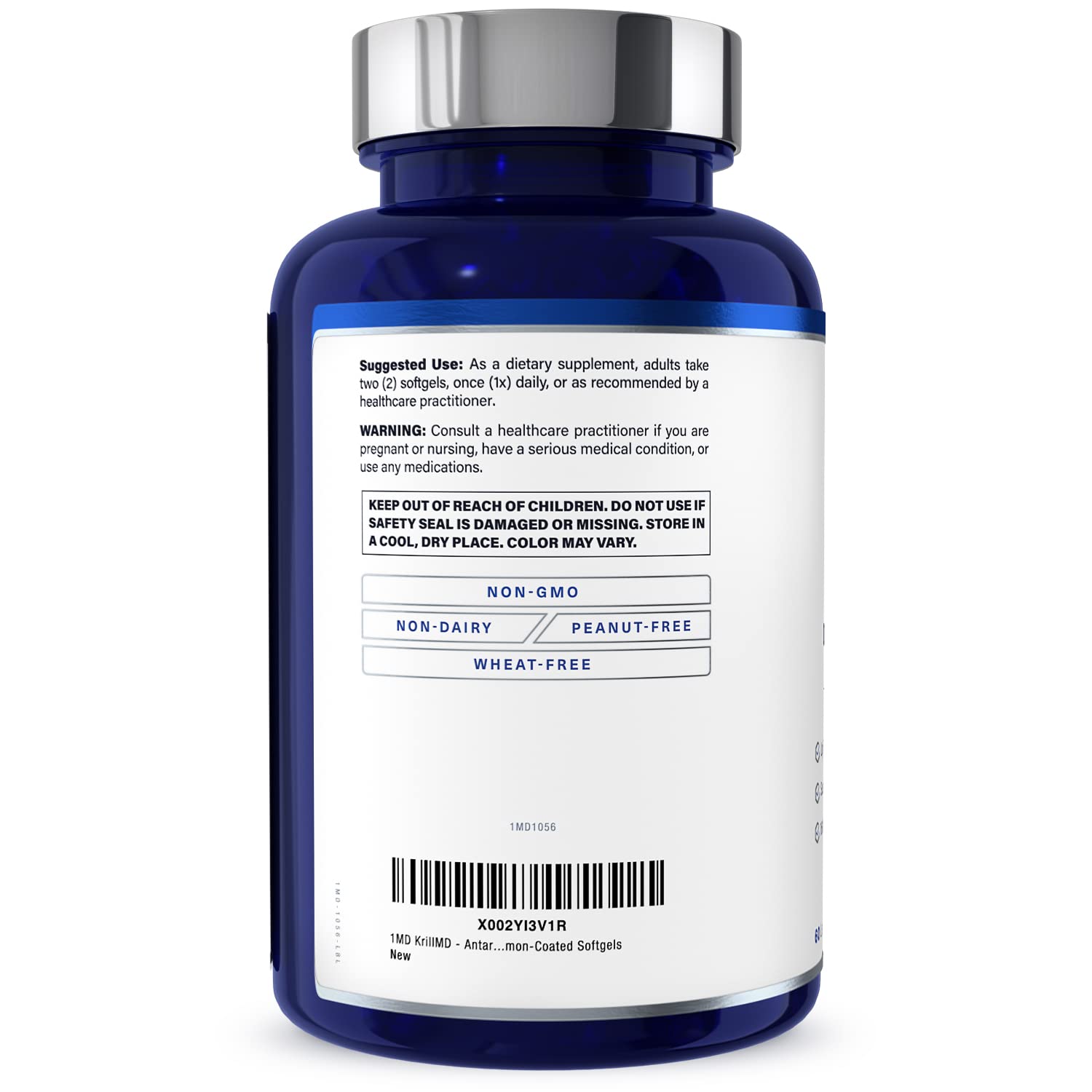 1MD KrillMD close-up of glossy softgels ready to swallow