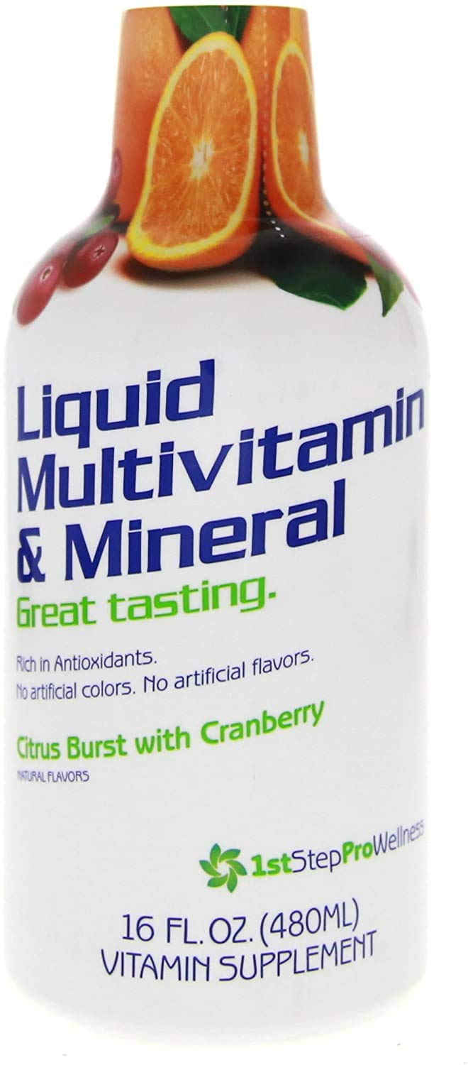 1st Step for Energy Citrus Burst bottle ready for daily wellness routine.