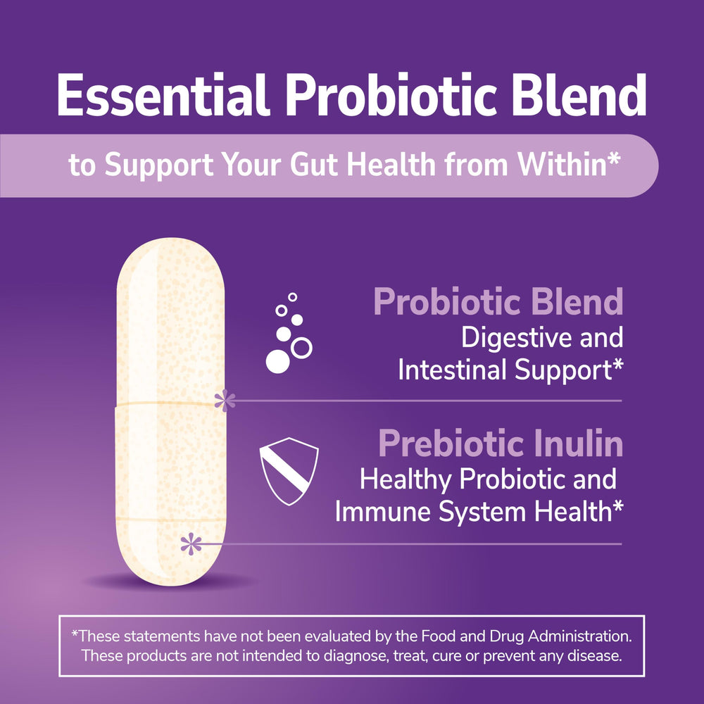 21st Century Acidophilus capsules offer convenient daily use