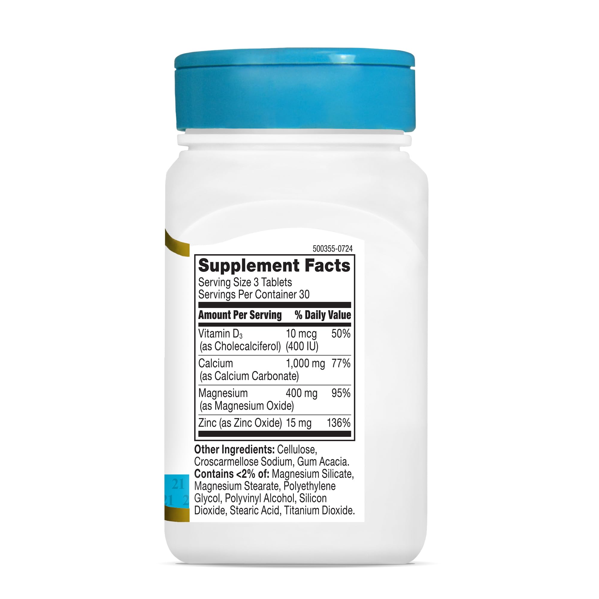 21st Century Cal Mag Zinc D tablets gluten free icon