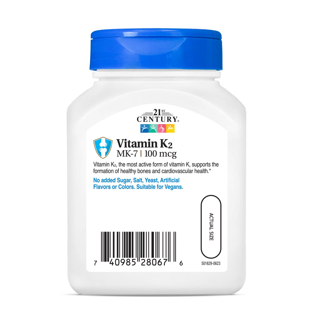 21st Century K2 MK-7 ingredients list overview