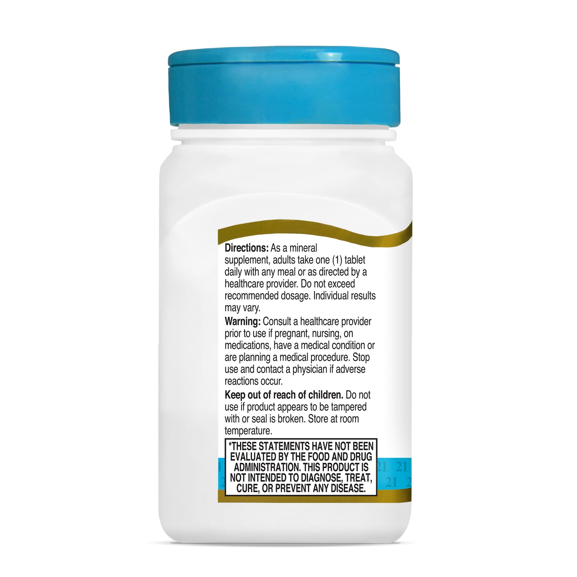 21st Century Magnesium 250 mg tablets lifestyle shot—daily health routine on the go.