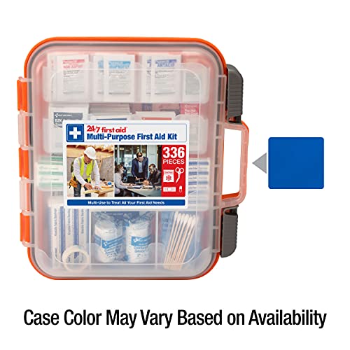Tilting shelves in 24/7 First Aid kit streamline access during use.
