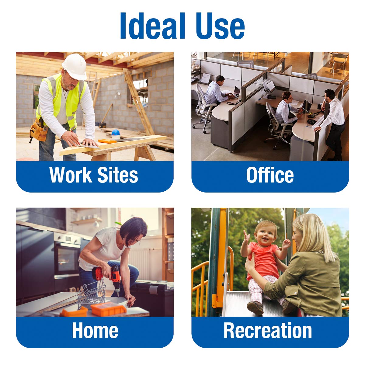 Wall-mountable 24/7 First Aid kit saves space in facilities.