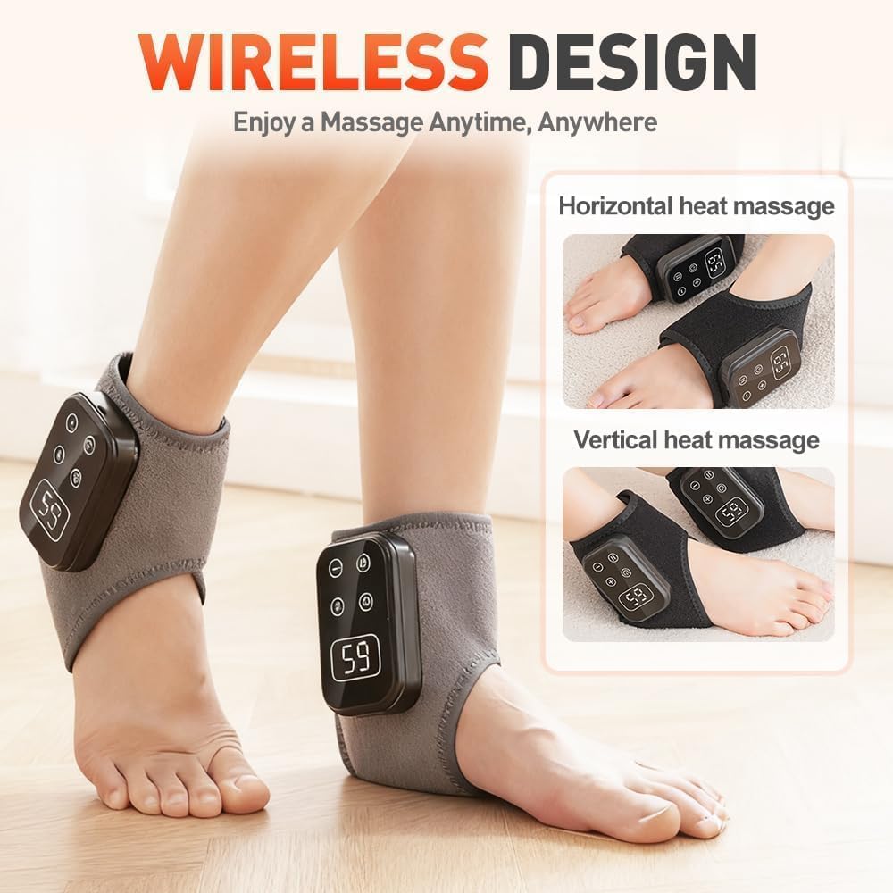 2PC Triple Method Massager 3D heating deep kneading sessions
