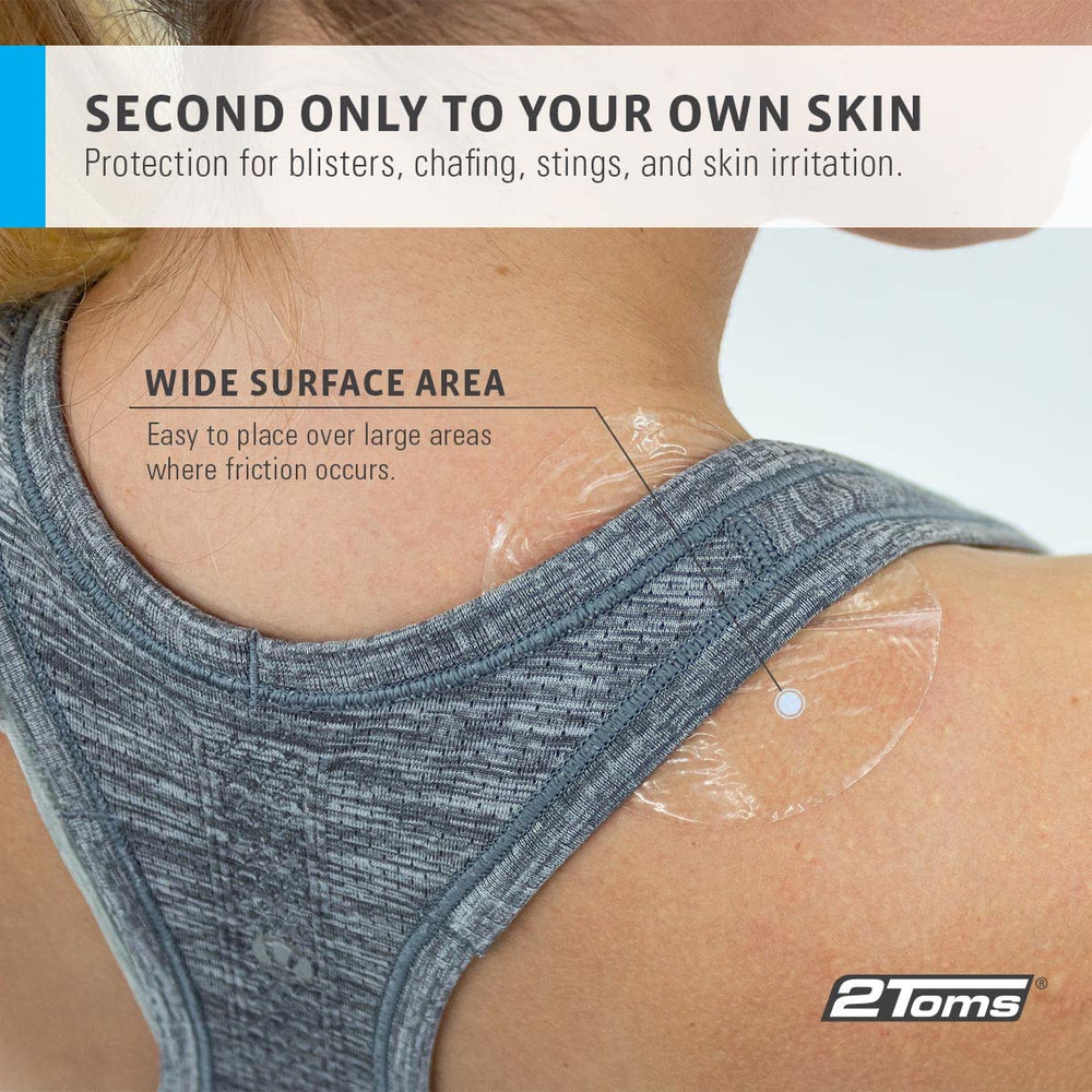 2Toms Skin-On-Skin Circles made in USA label emphasizes latex-free safety.