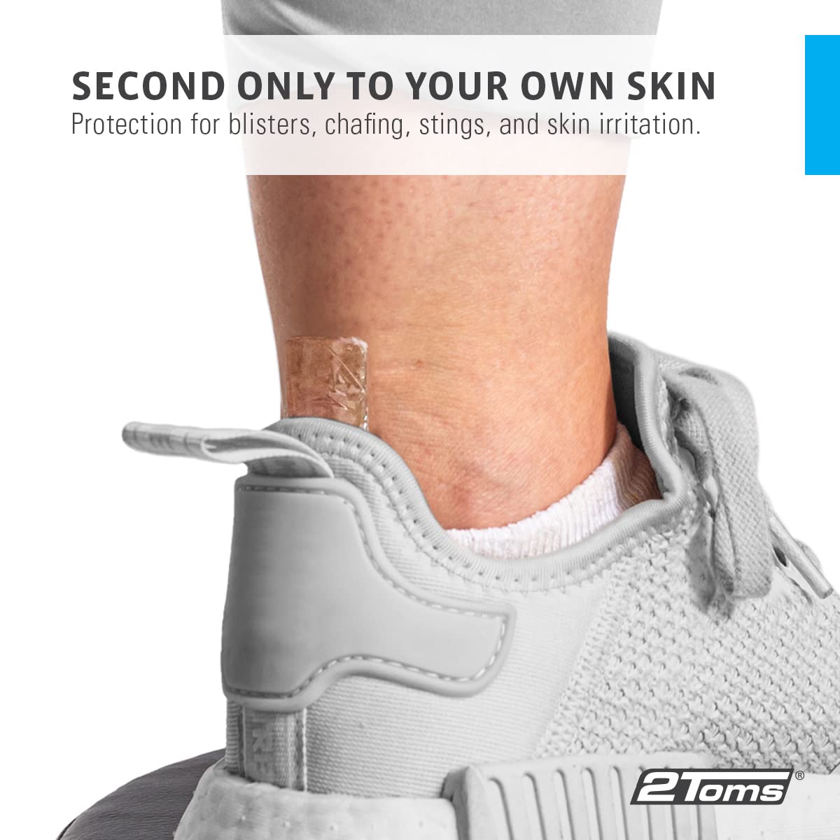 2Toms Skin-On-Skin Square soft mesh cushion supports comfortable wear.
