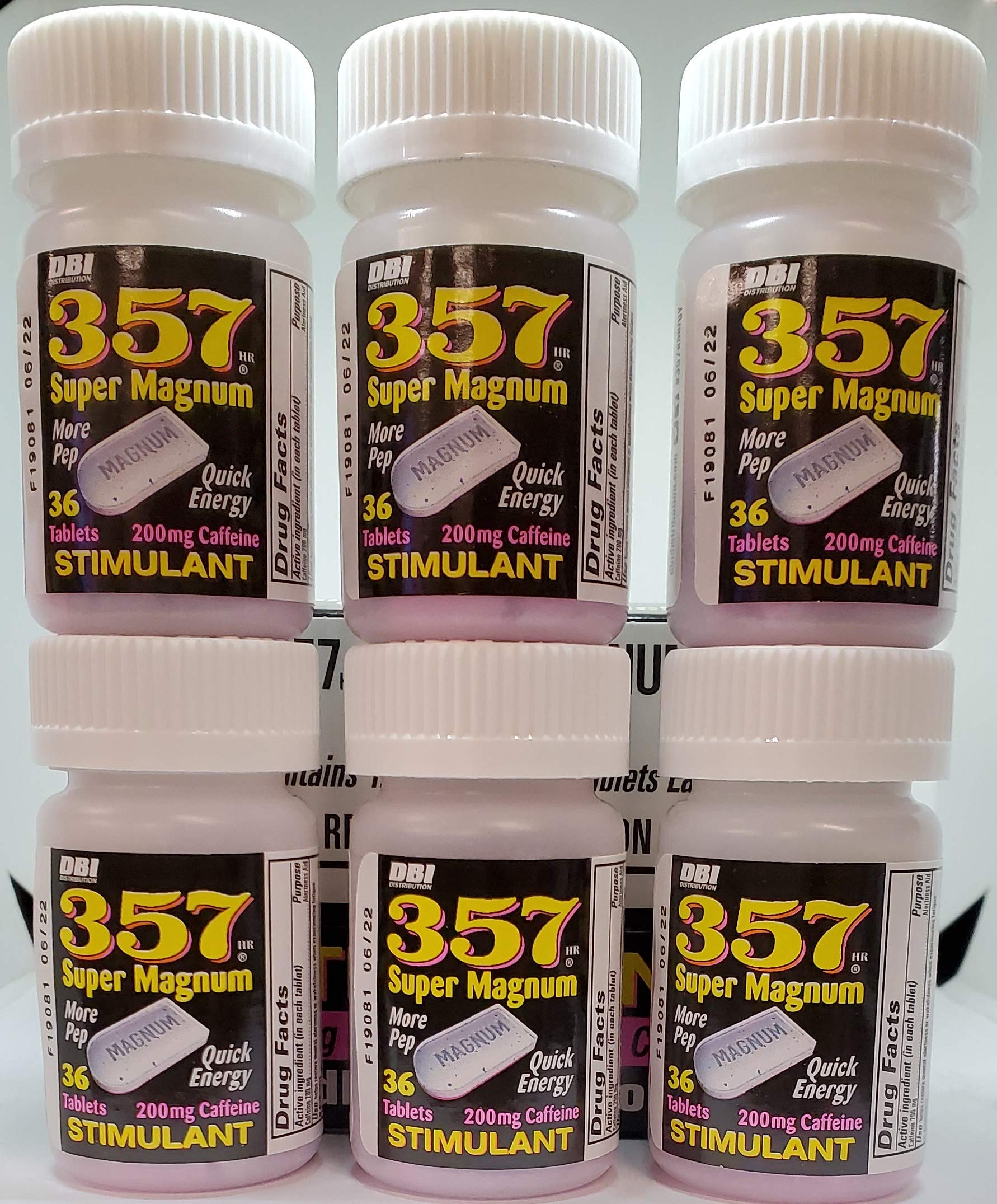 357 Magnum caffeine bottle pack for on-the-go energy support.