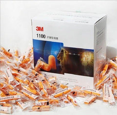 3M foam ear plugs disposable design for one-time use.