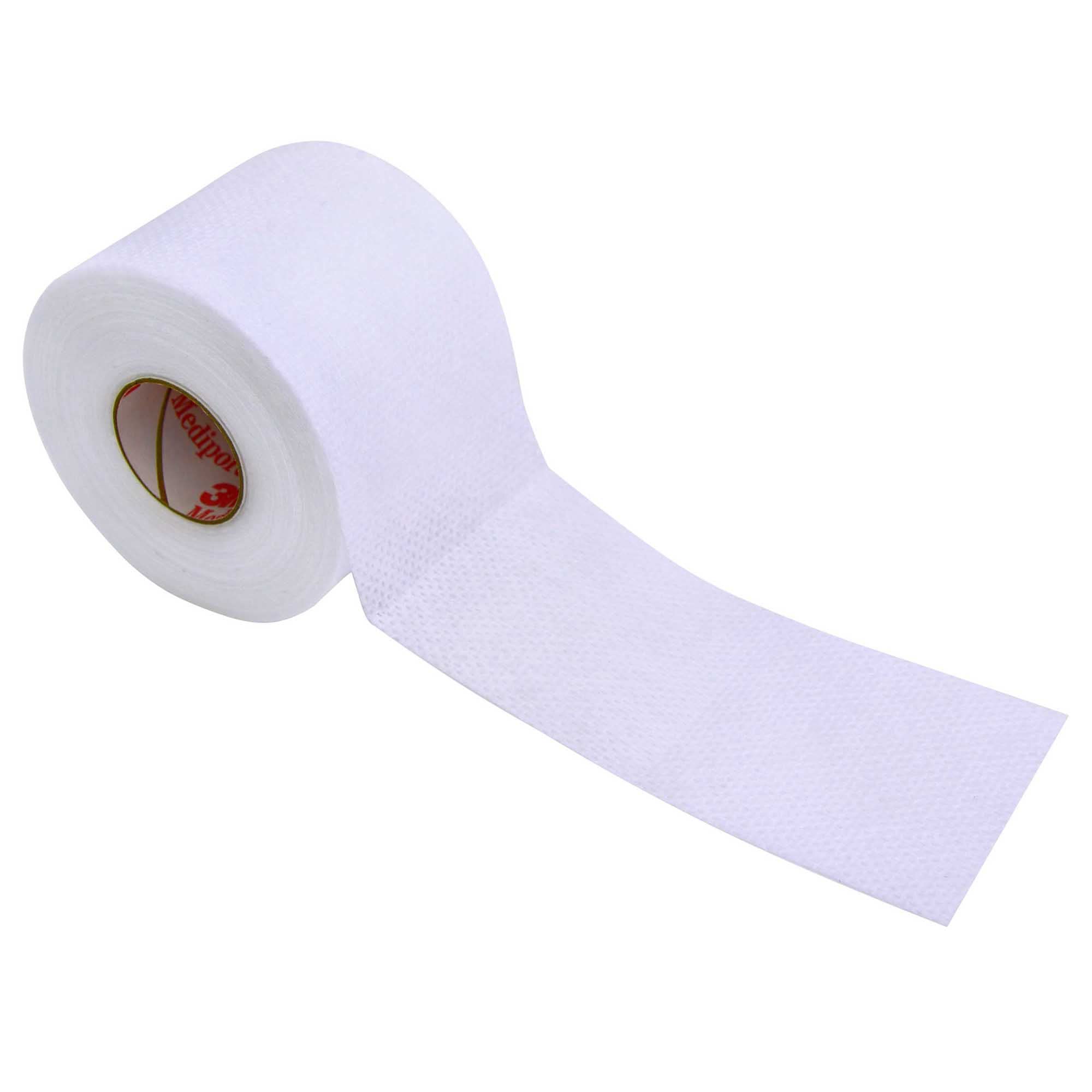 3M Medipore H tape on skin, breathable fabric supports comfortable wear.