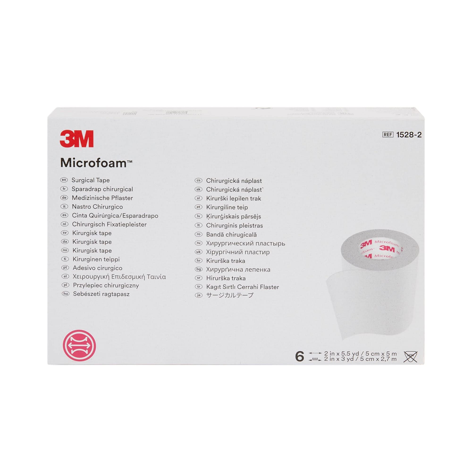 3M Microfoam Tape stretched application shows elasticity for secure dressings