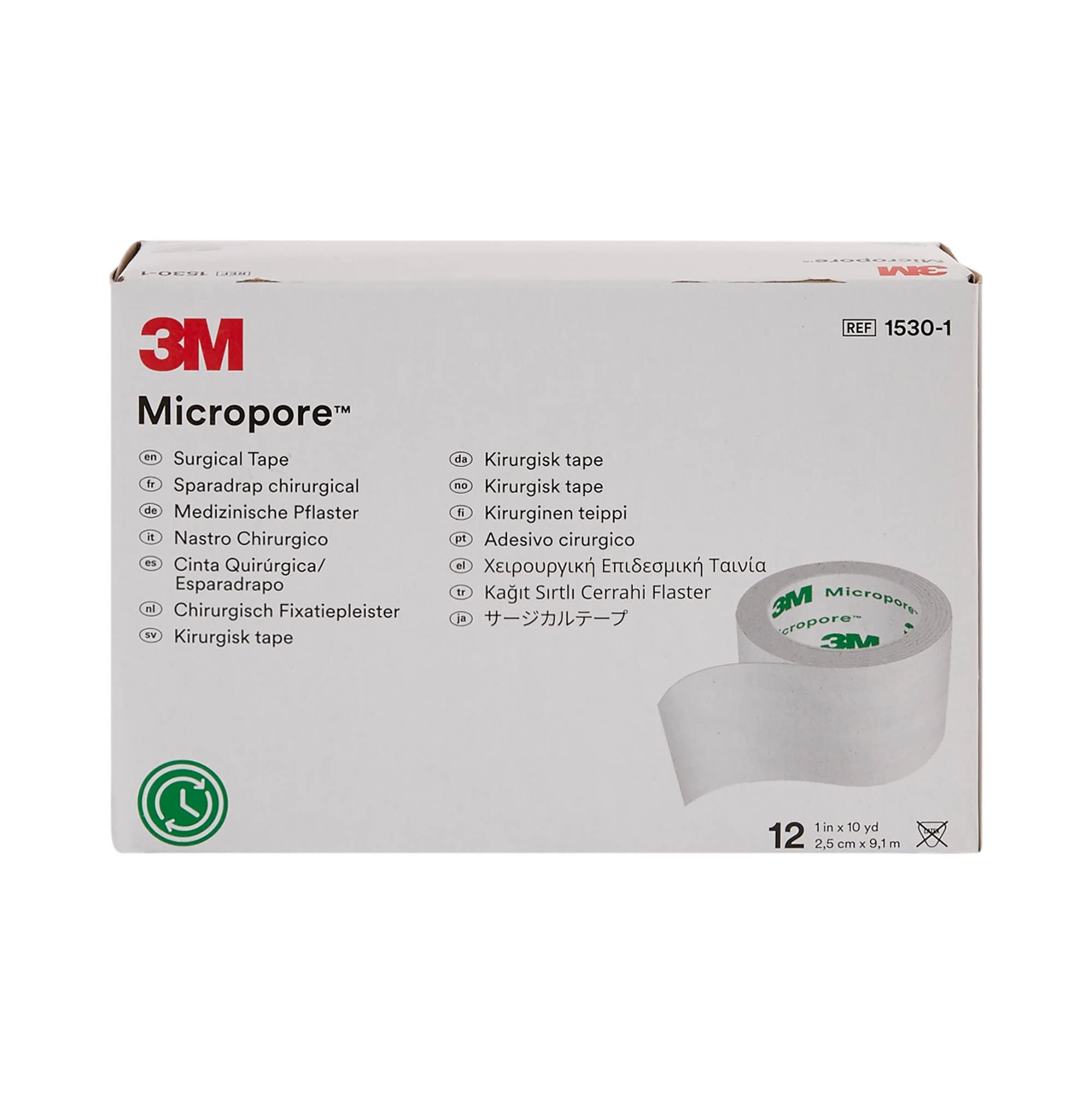 Aplicación en piel con 3M Micropore, adhesión suave y sin irritación