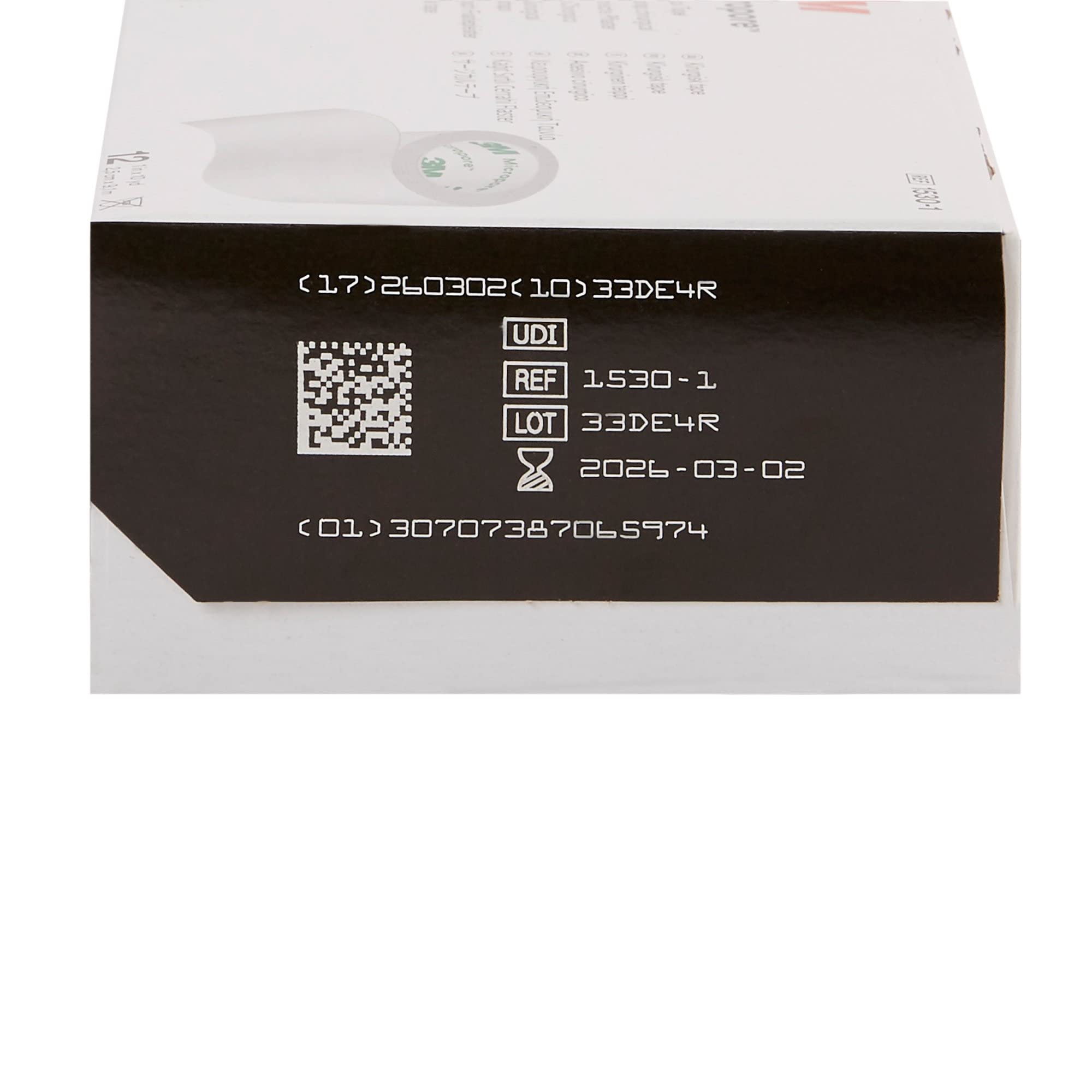 Detalle del adhesivo de 3M Micropore, seguro para piel sensible