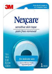 3M Nexcare tape applied on skin offers secure adhesion with reduced irritation.
