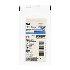 3M Steri-Strip reinforced closure strips laid out for breathable hypoallergenic adhesion