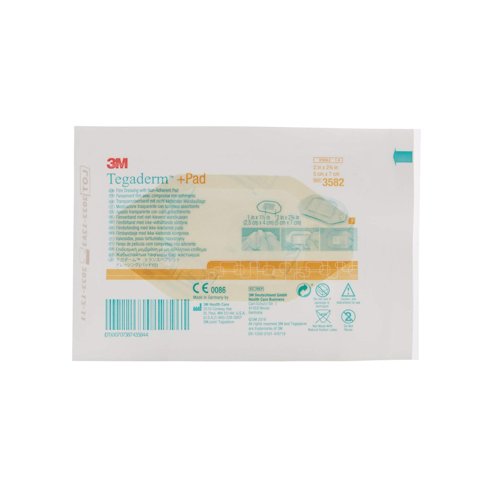 3M Tegaderm Breathable Film supports normal skin function with moisture and oxygen exchange.