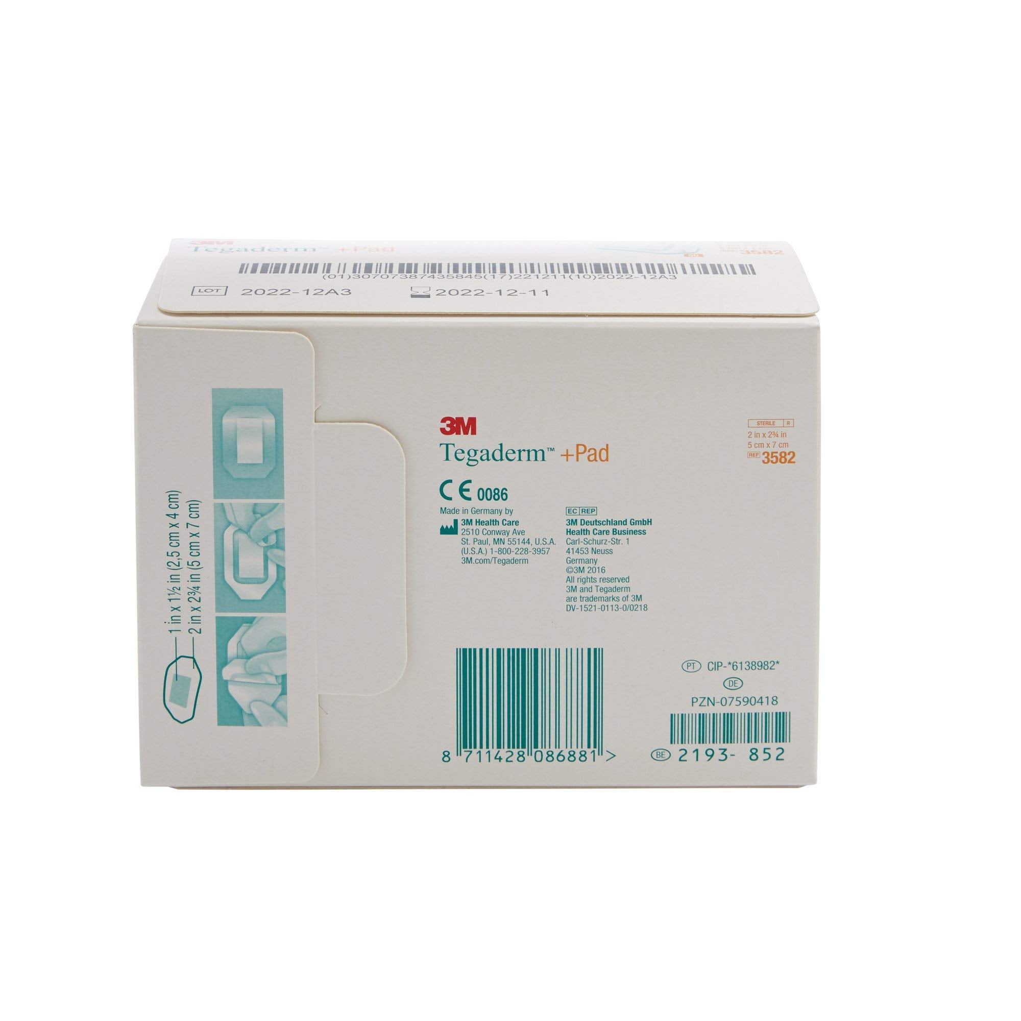 3M Tegaderm Non-Adherent Pad prevents sticking to wounds for gentler healing.