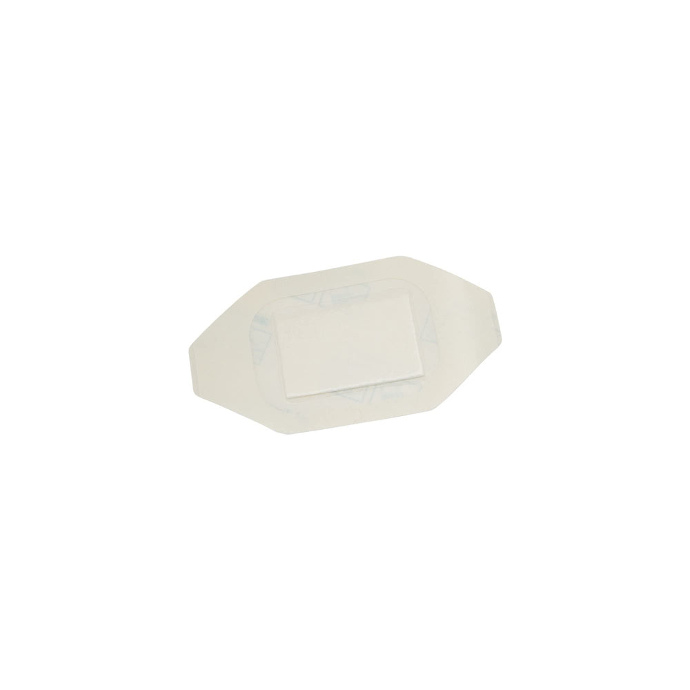 3M Tegaderm waterproof film dressing allows showering without dressing removal.