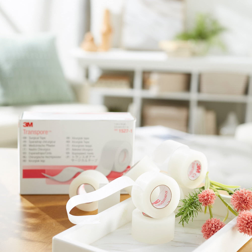 3M Transpore tape supports medical tasks with versatile dressings.