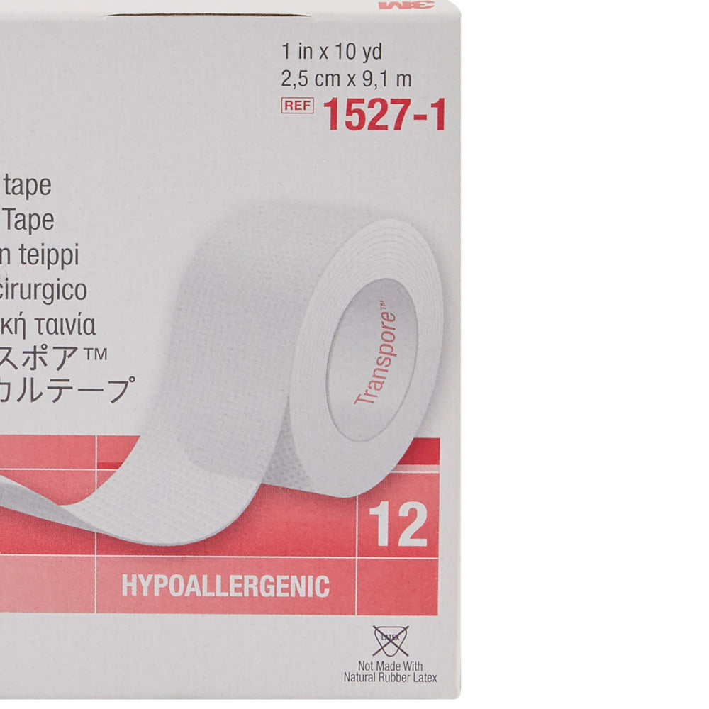 3M Transpore helps secure tubing and devices with dependable adhesion.