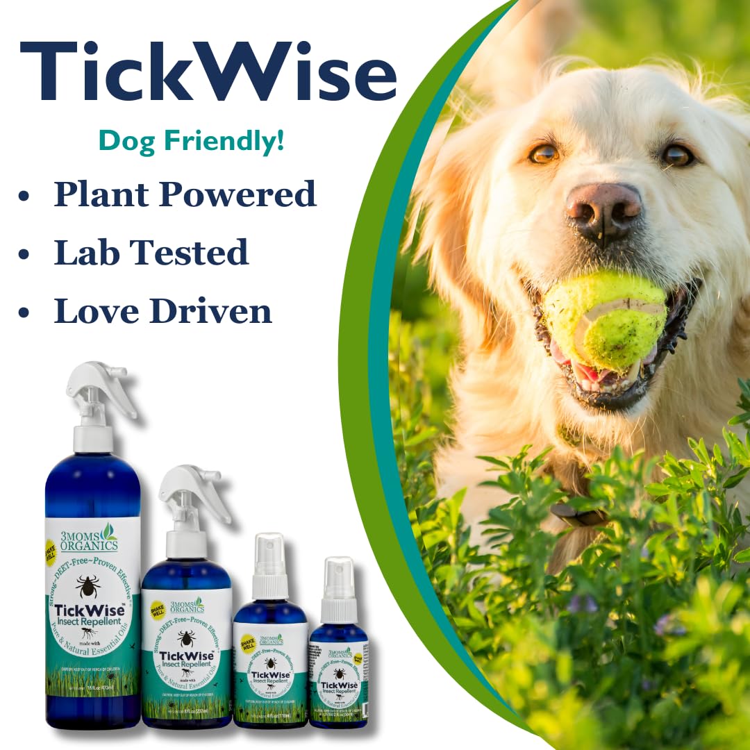 3MOMS ORGANICS TickWise lemongrass ingredients highlighting natural essential oils