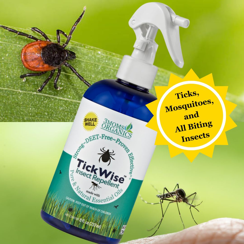 3MOMS ORGANICS TickWise pump application for targeted skin and gear protection