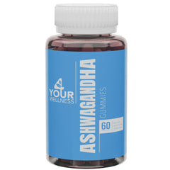 4 Your Wellness Ashwagandha Gummies mixed berry bottle for daily calm.