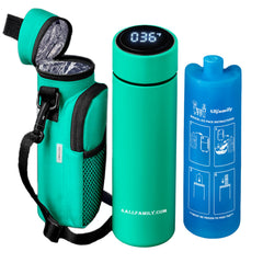 4ALLFAMILY Nomad Medium Pro insulin cooler with lid closed protects pens during travel.