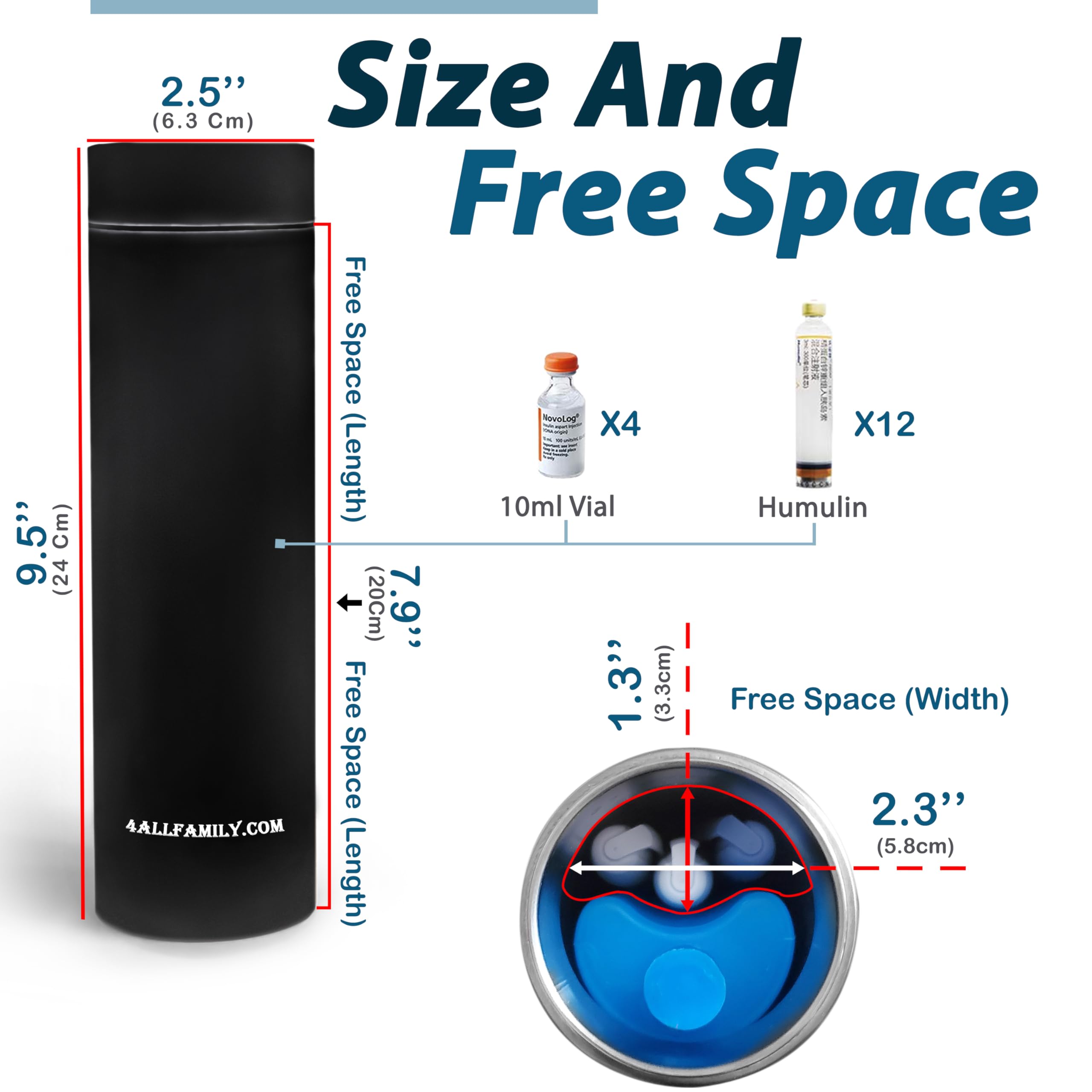 4ALLFAMILY Nomad Medium Pro – temperature display shows real-time readout while traveling.