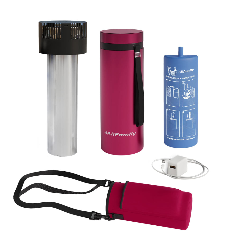 4ALLFAMILY Voyager cooler lid with USB enables portable cooling on the go