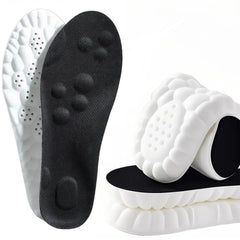 4D Cloud Soles arch support enhances stability for daily wear and workouts.