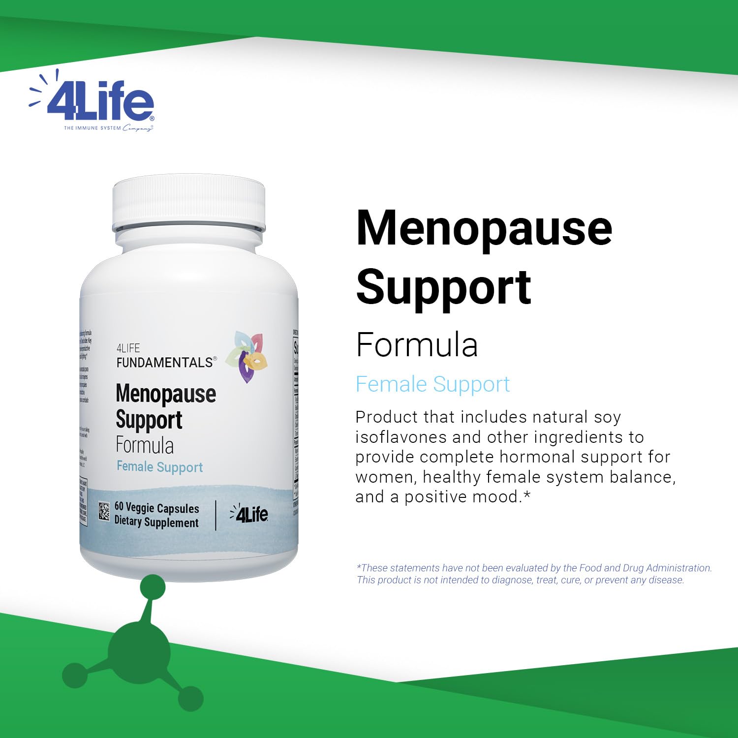 4Life BioGenistein Ultra ingredients panel featuring quercetin and turmeric.